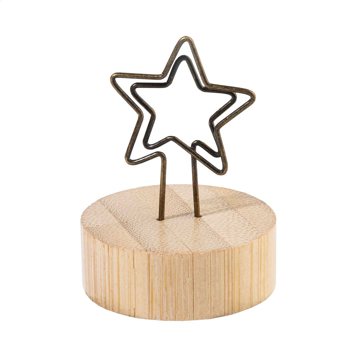 Skognot Weihnachtsmemohalter, Stern - natur-63