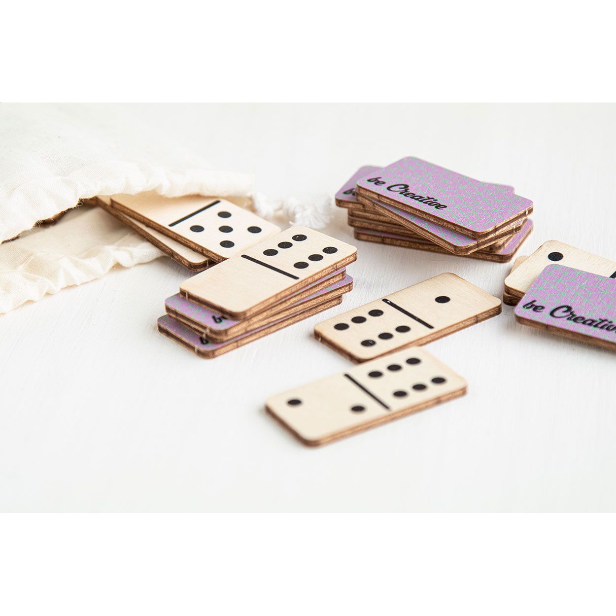 Individuelles Domino-Spiel Maltese - natur-15