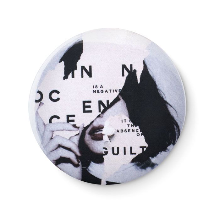 Badge Anstecknadel PIN - mattsilber-208