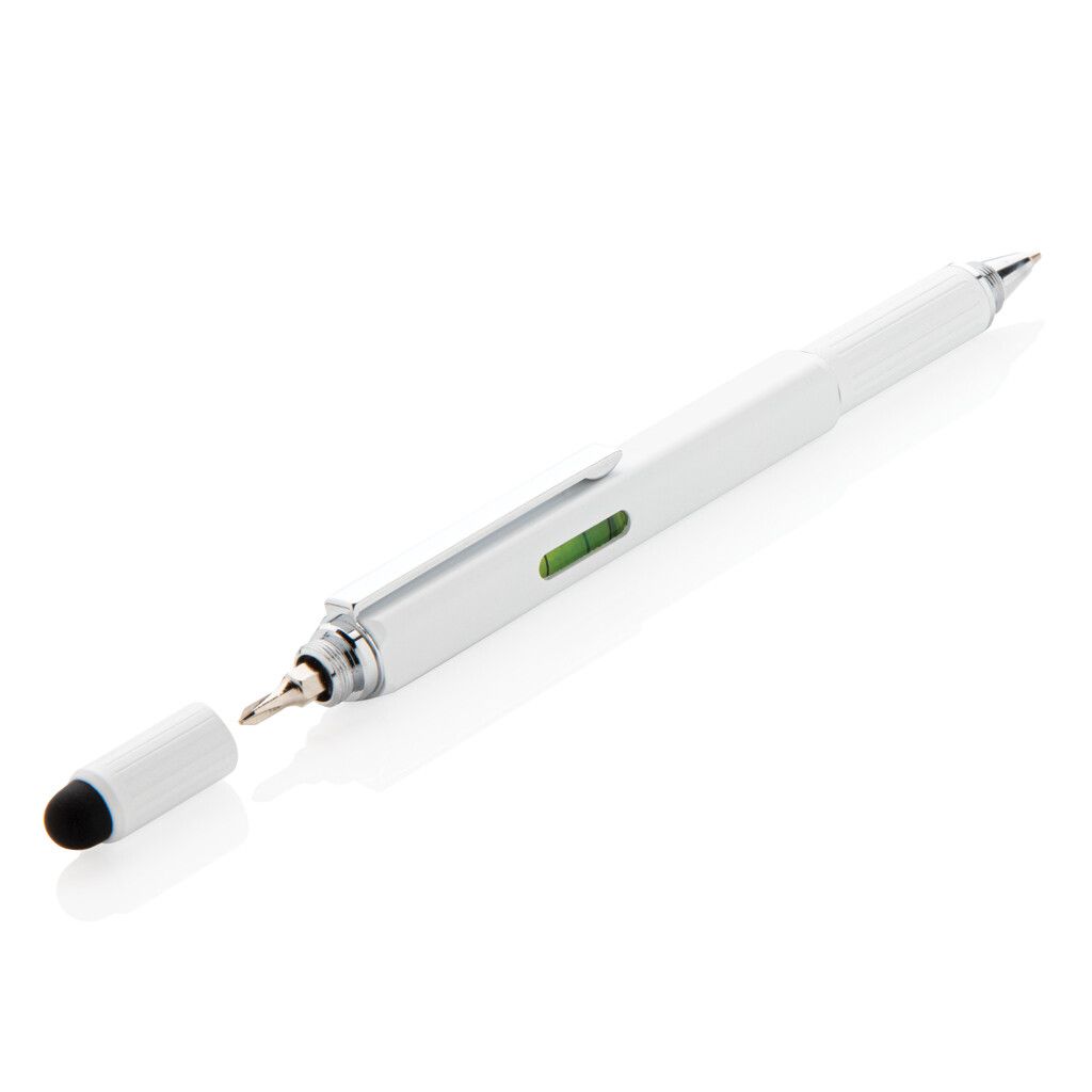 5-in-1 Aluminium Tool-Stift - weiß-178