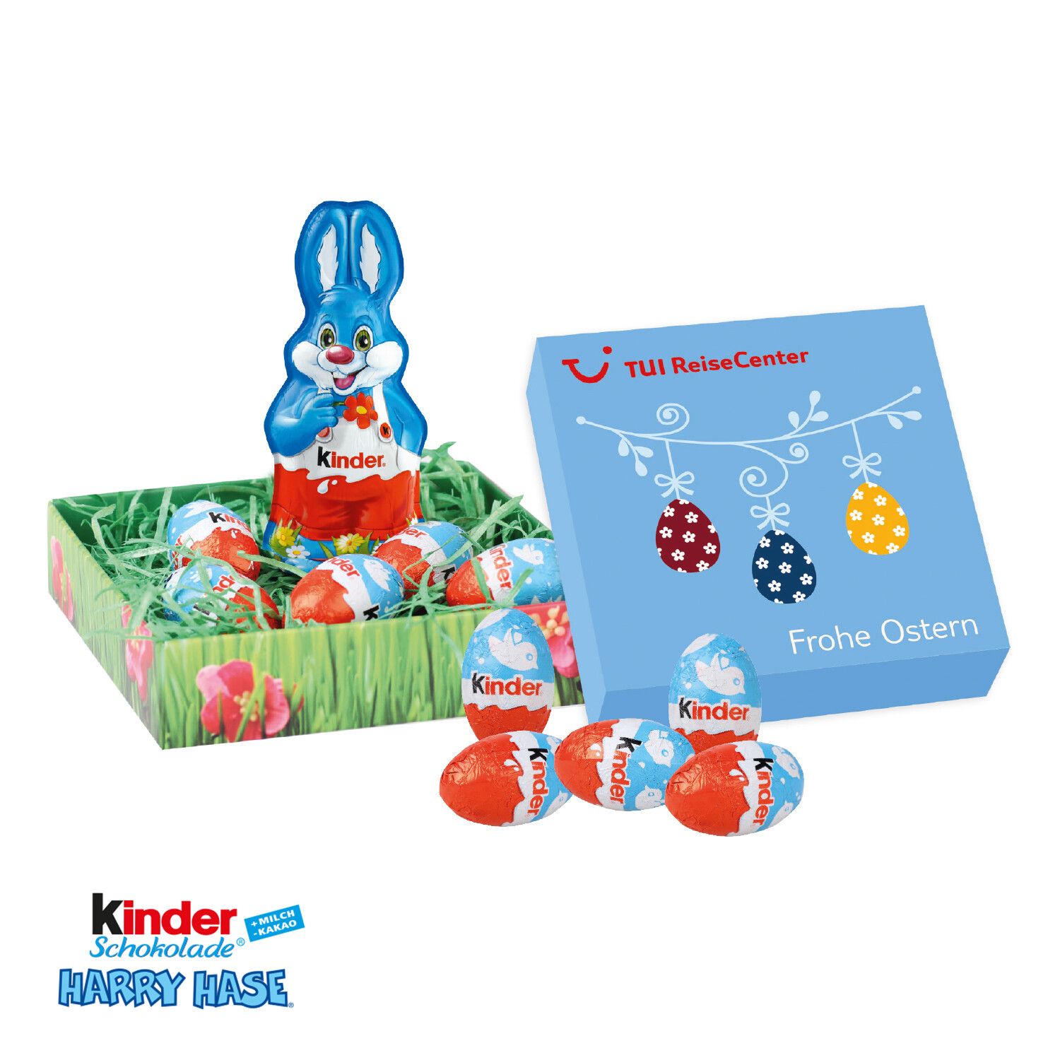 Osternest mit Kinder Schokolade-924