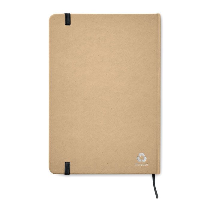 DIN A5 Notizbuch recycelt EVERWRITE - schwarz-354