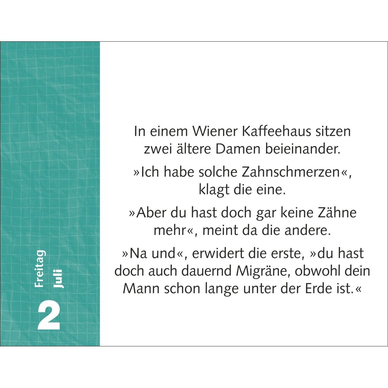 Witzirin Tagesabreißkalender-350