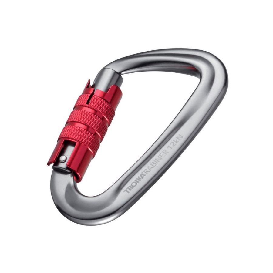 TROIKA Karabiner TROIKARABINER - rot - titan-188