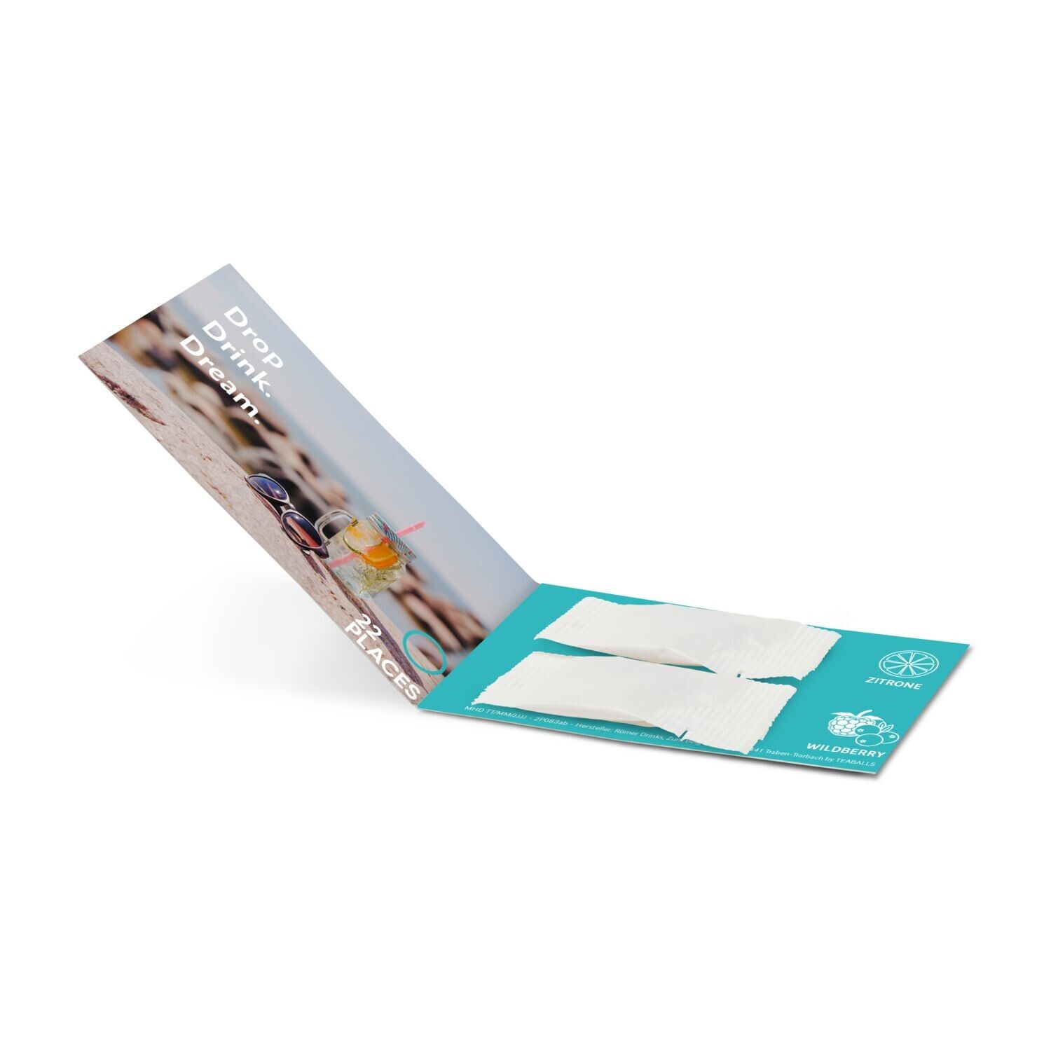 Promo Drops by TEABALLS - 2 Sachets (je 6-8 Wildberry und Zitrone Drops für ein Erfrischungsgetränk mit bis zu 1 L)-778