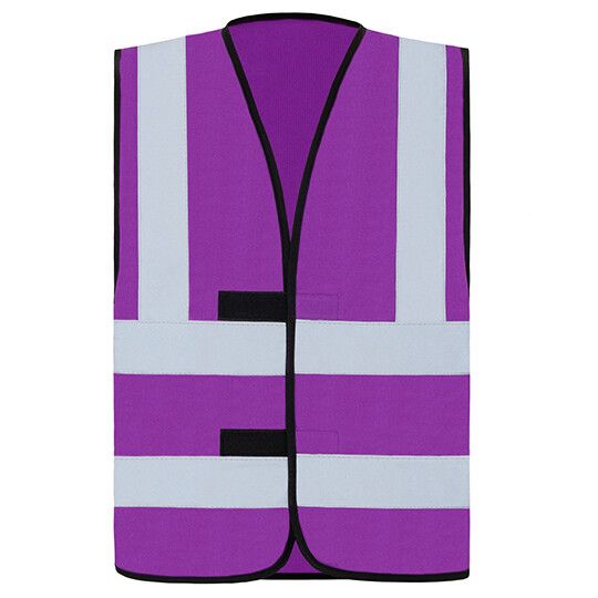 Hi-Vis Safety Vest With 4 Reflective Stripes Hannover - violett-908