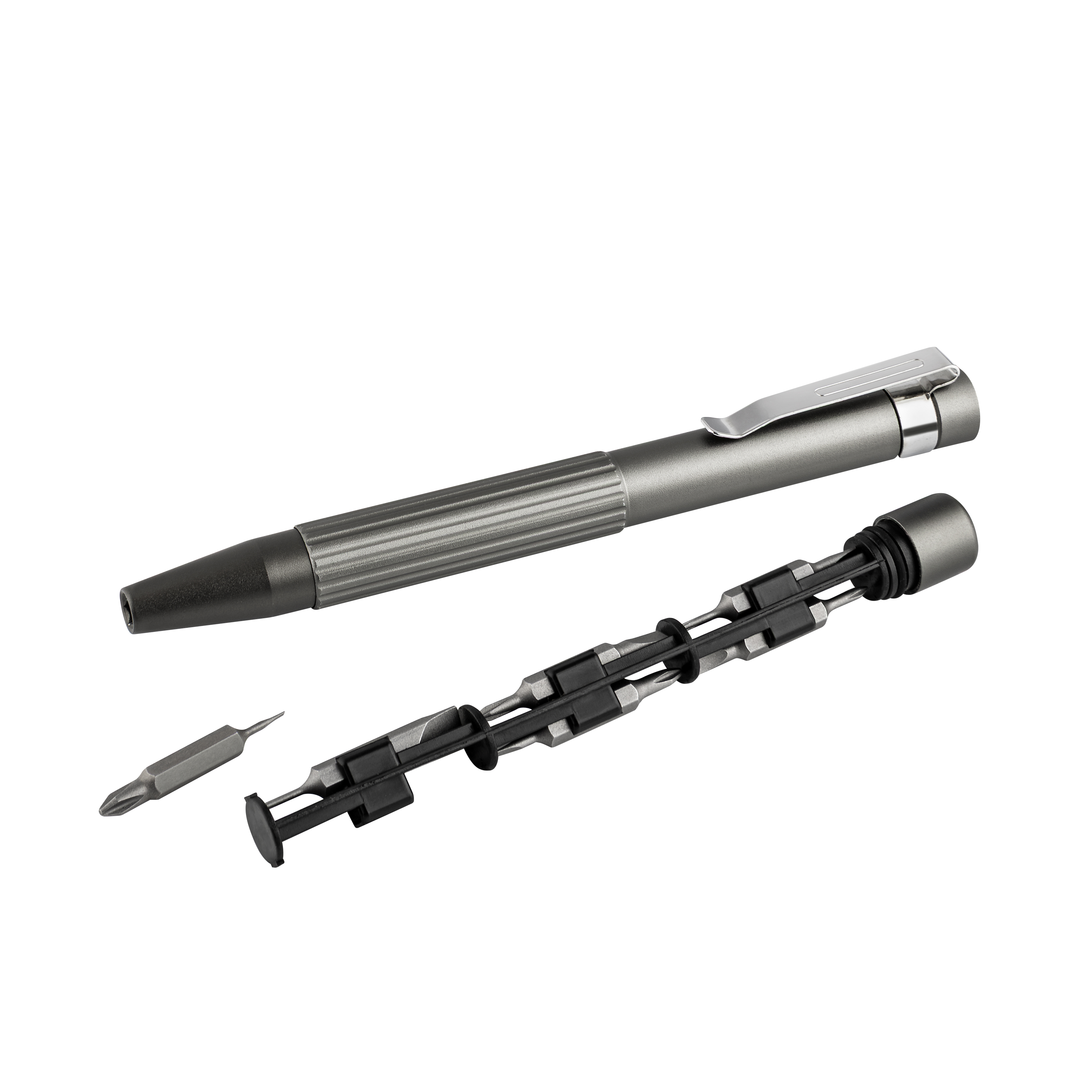 Metmaxx® Schraubendreher Stift "BitPenPro" - titan-240