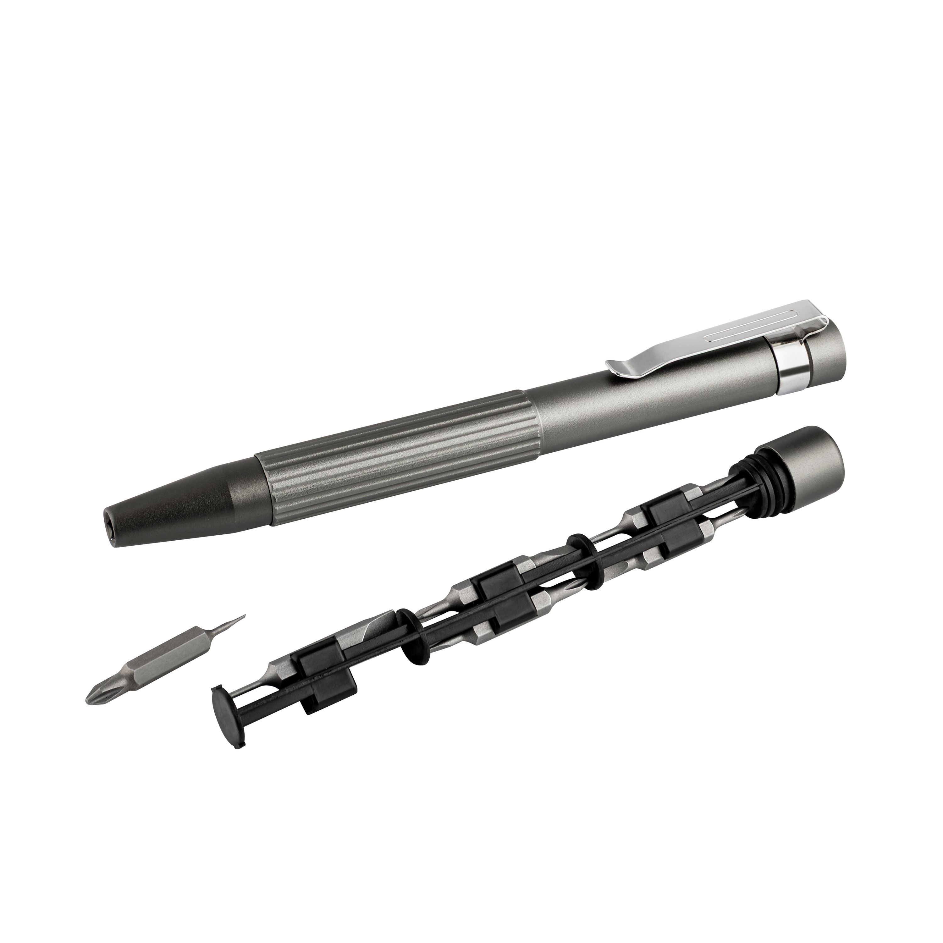 Metmaxx® Schraubendreher Stift "BitPenPro" - titan-240