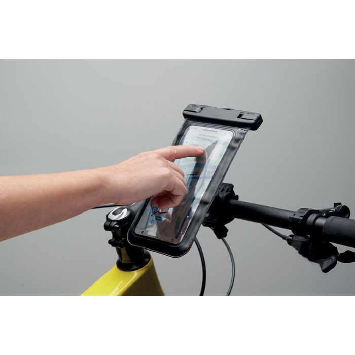 Fahrrad-Smartphone-Halter PVC SOSTENER - schwarz-692