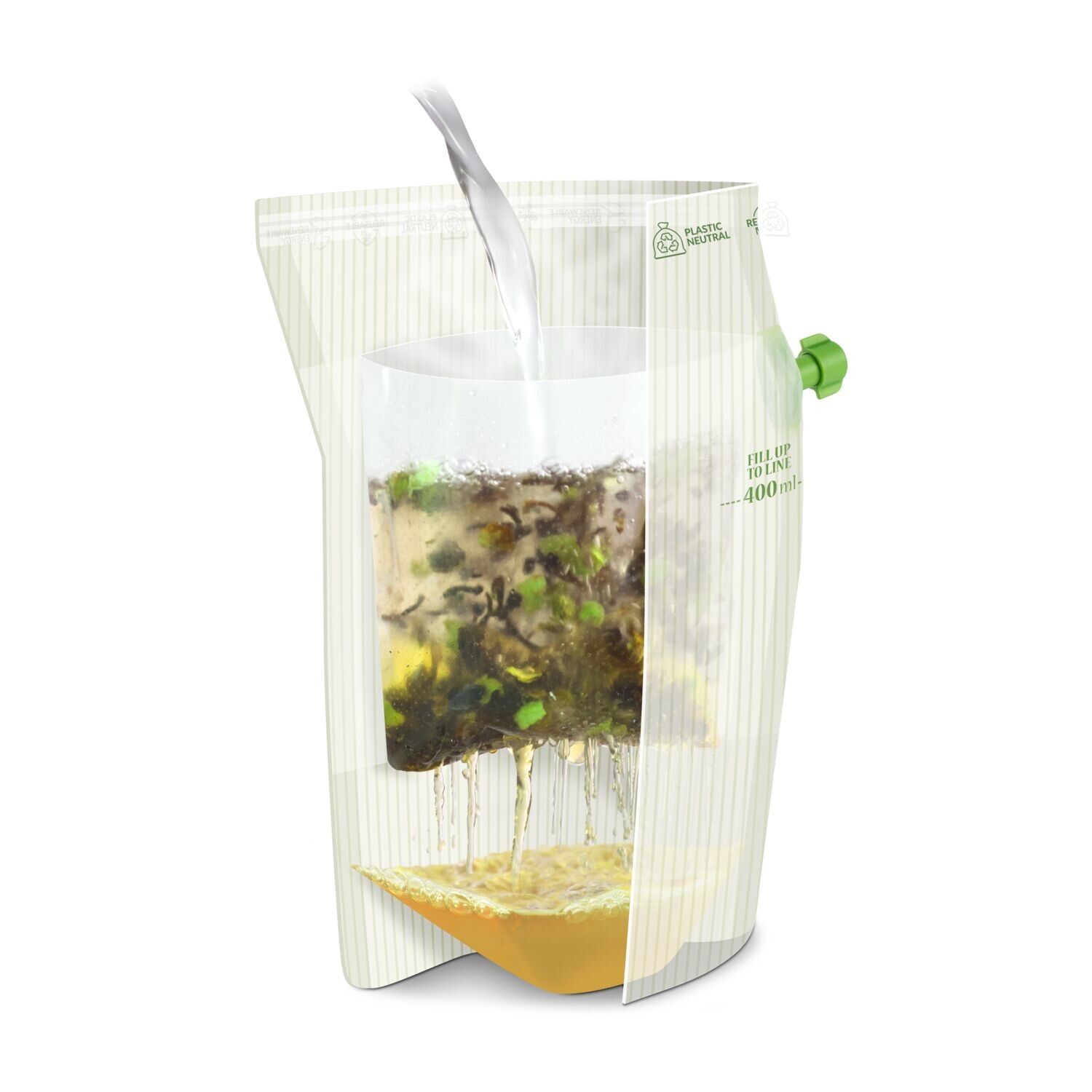 Oster-Tee Tasty Berry - Frohe Ostern Packpapierhase-571