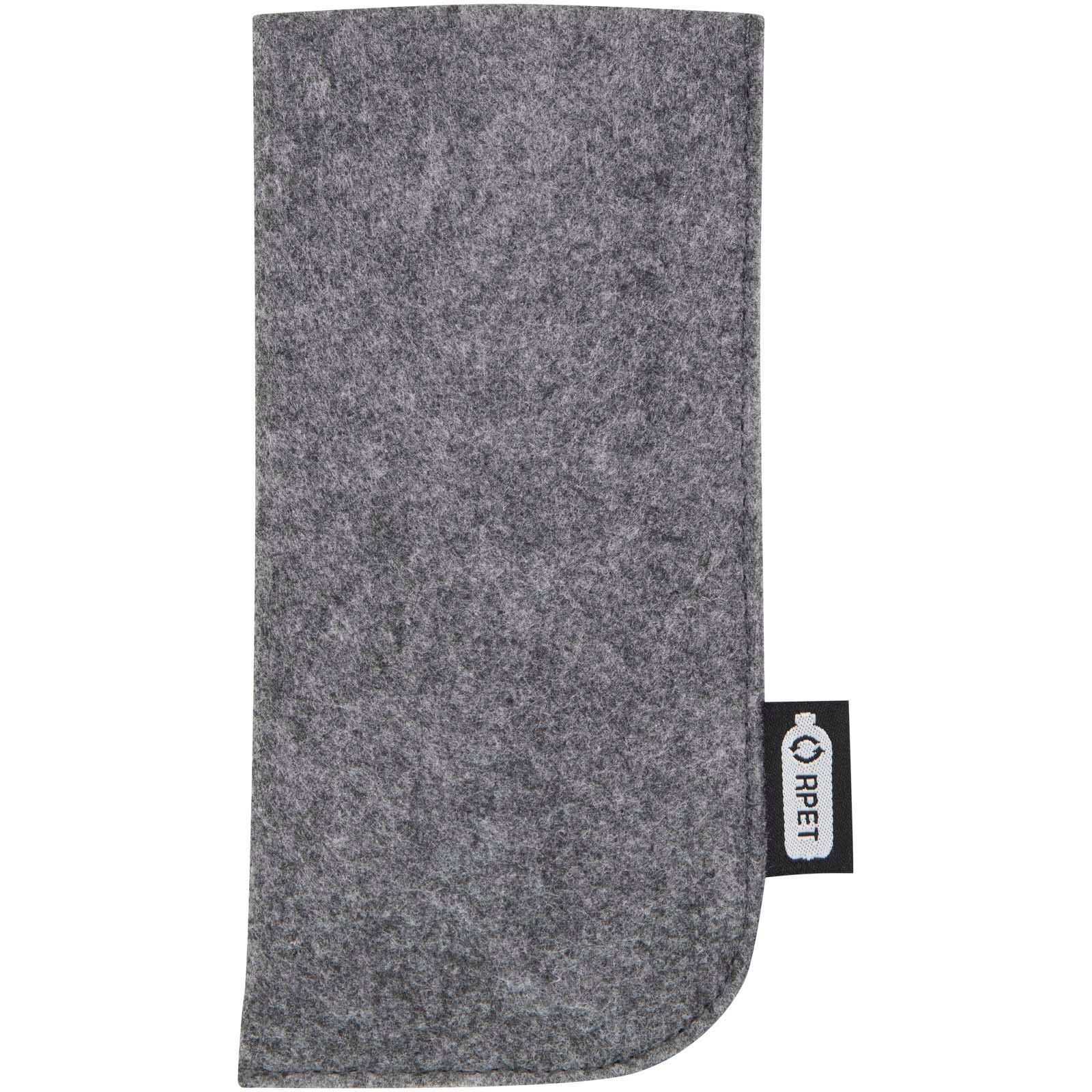 Felta Brillenetui aus recyceltem GRS-Material - mittelgrau-247