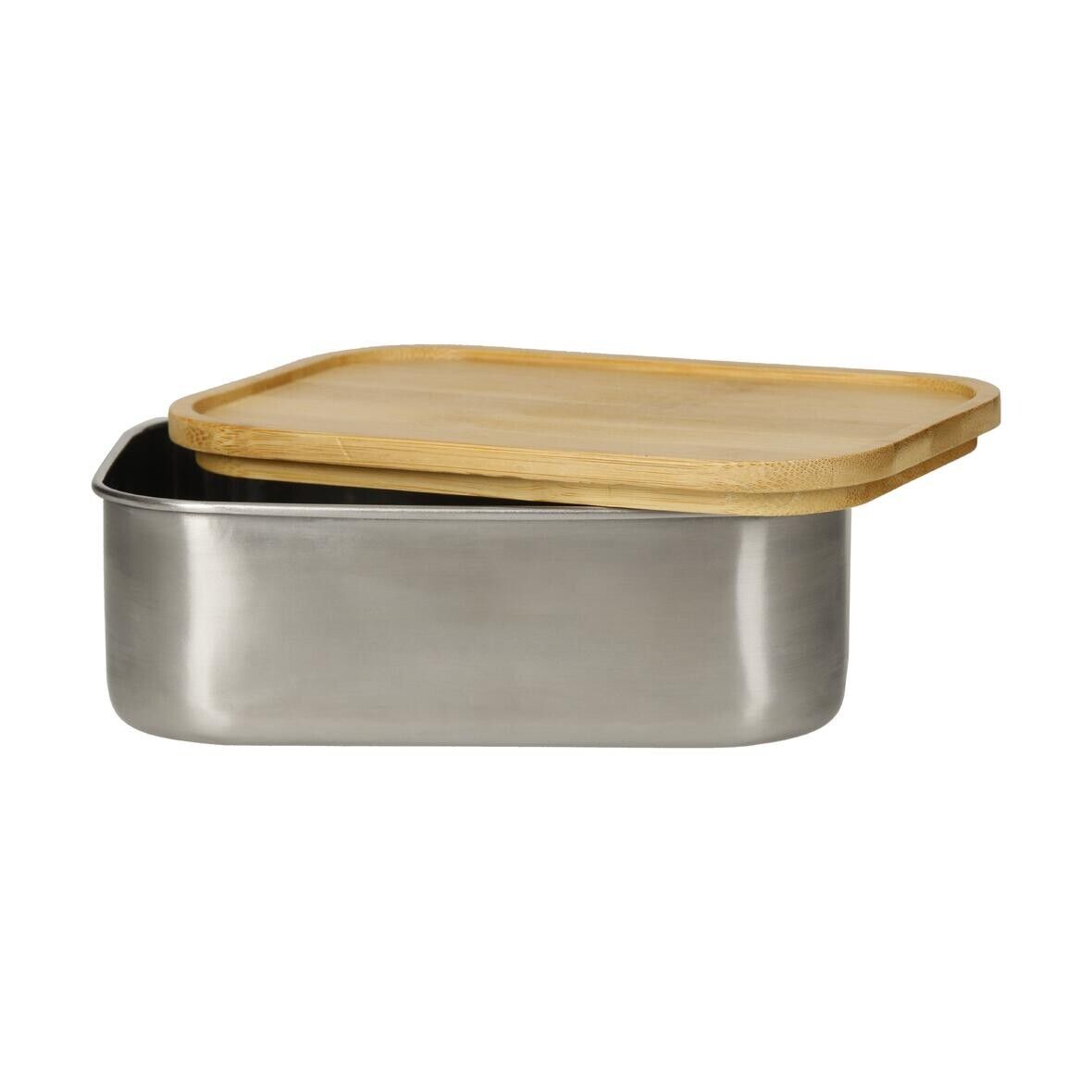 Vorratsdose Vesper, klein - silber - natur-234