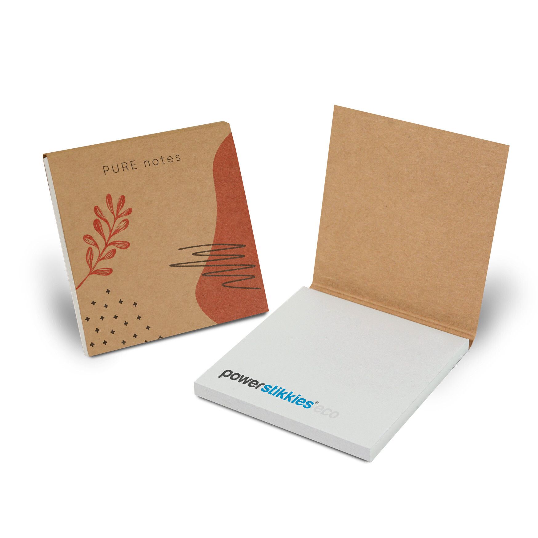 PURE notes Haftnotizen im Kartonumschlag 70 x 70 mm, 50 Blatt-687