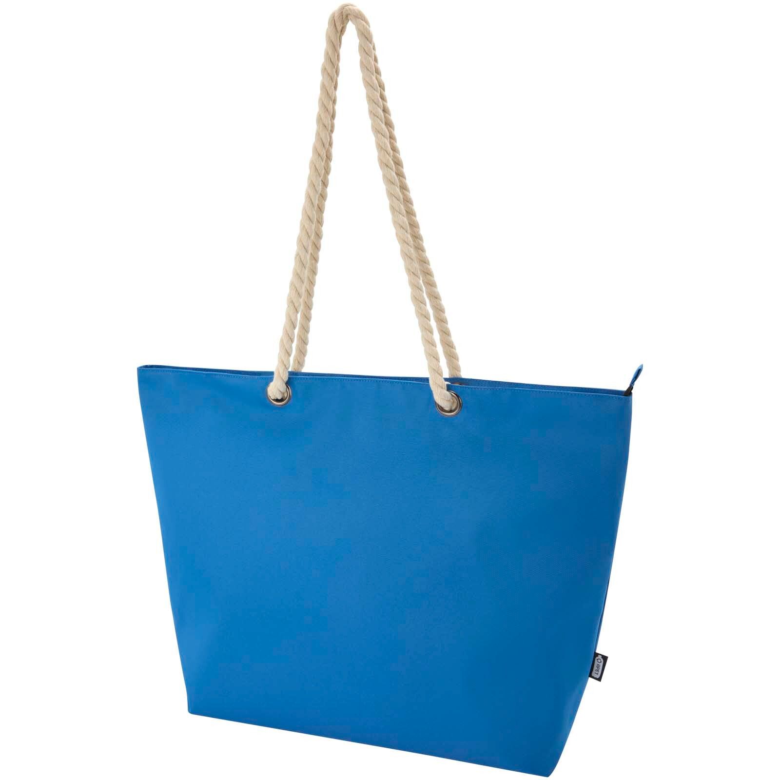 Panama Strandkühltasche mit Kordelgriffen aus recyceltem GRS-Material, 23L - royalblau-447