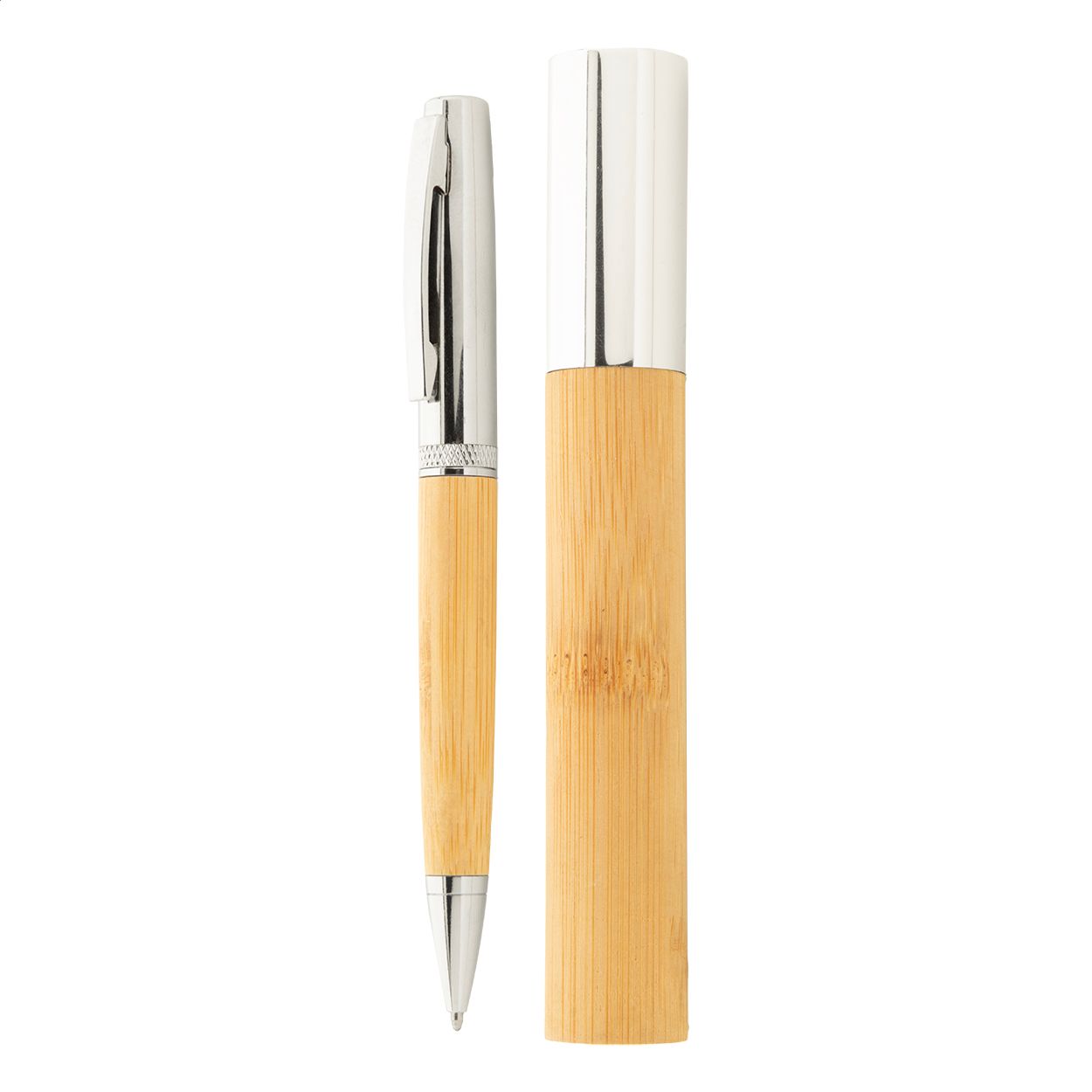 Touchpen mit Kugelschreiber Siduru - silber-278