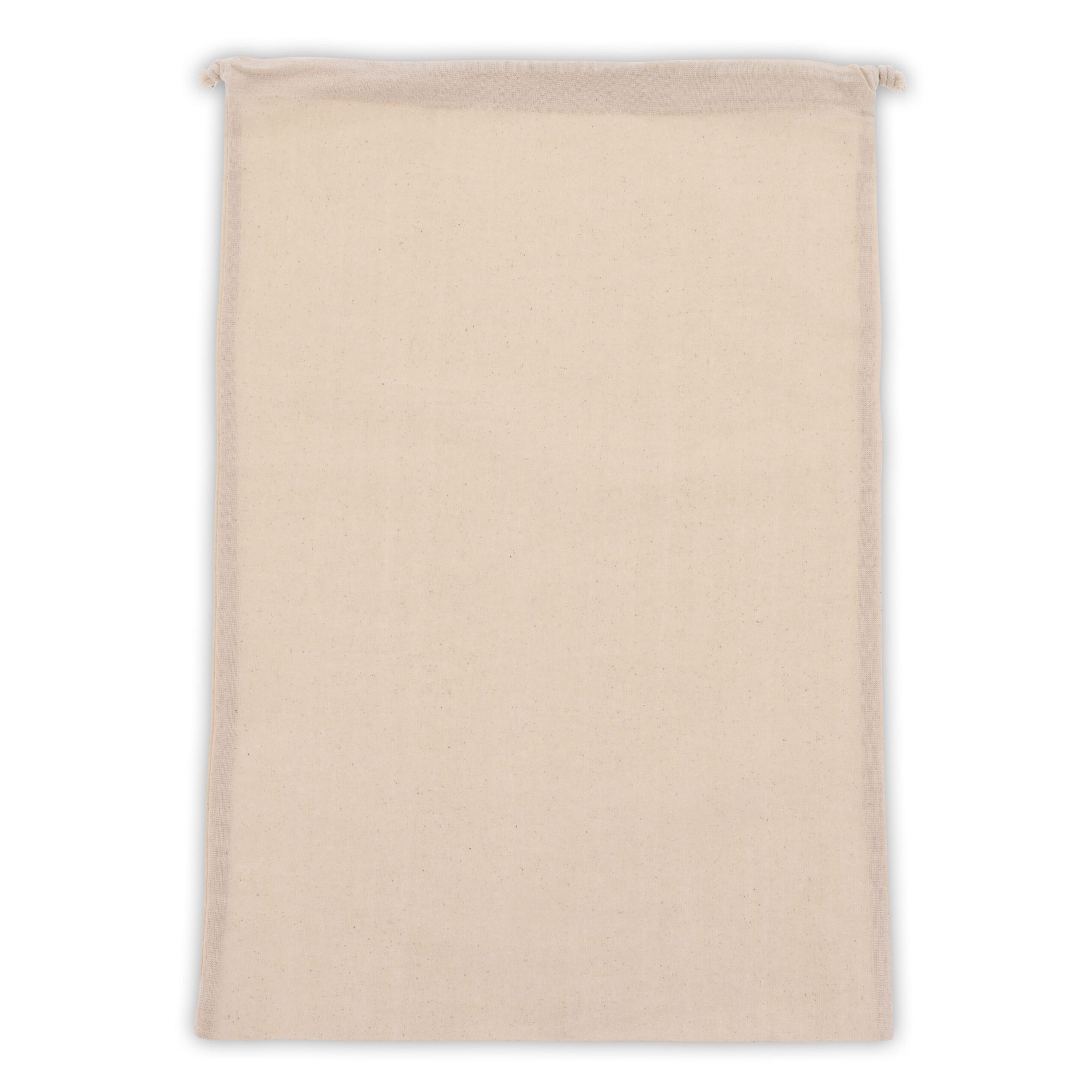 Zuziehbeutel OEKO-TEX® Baumwolle 140g/m² 30x45cm - natur-110