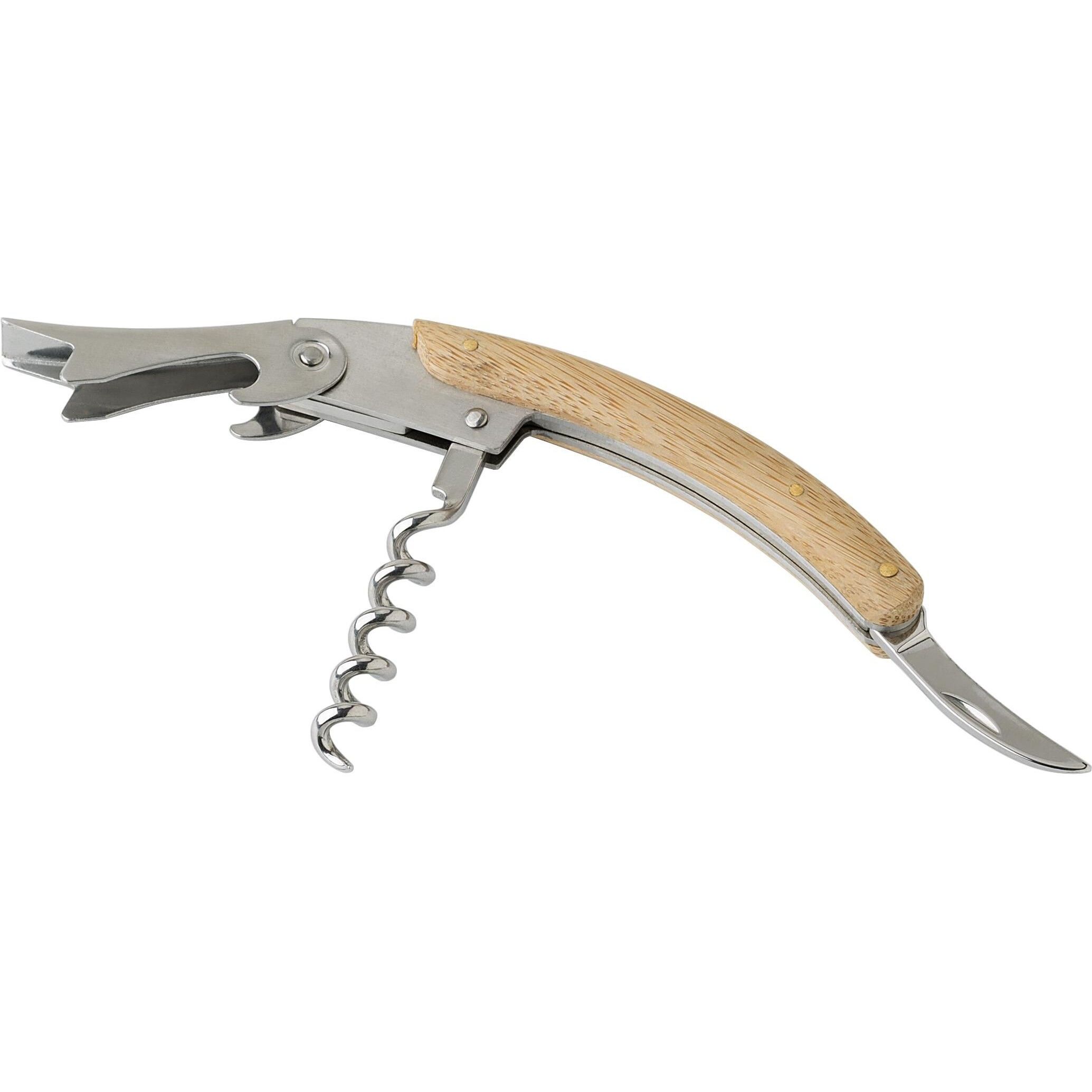 Kellnermesser mit Bambusverkleidung Lenny - braun-186