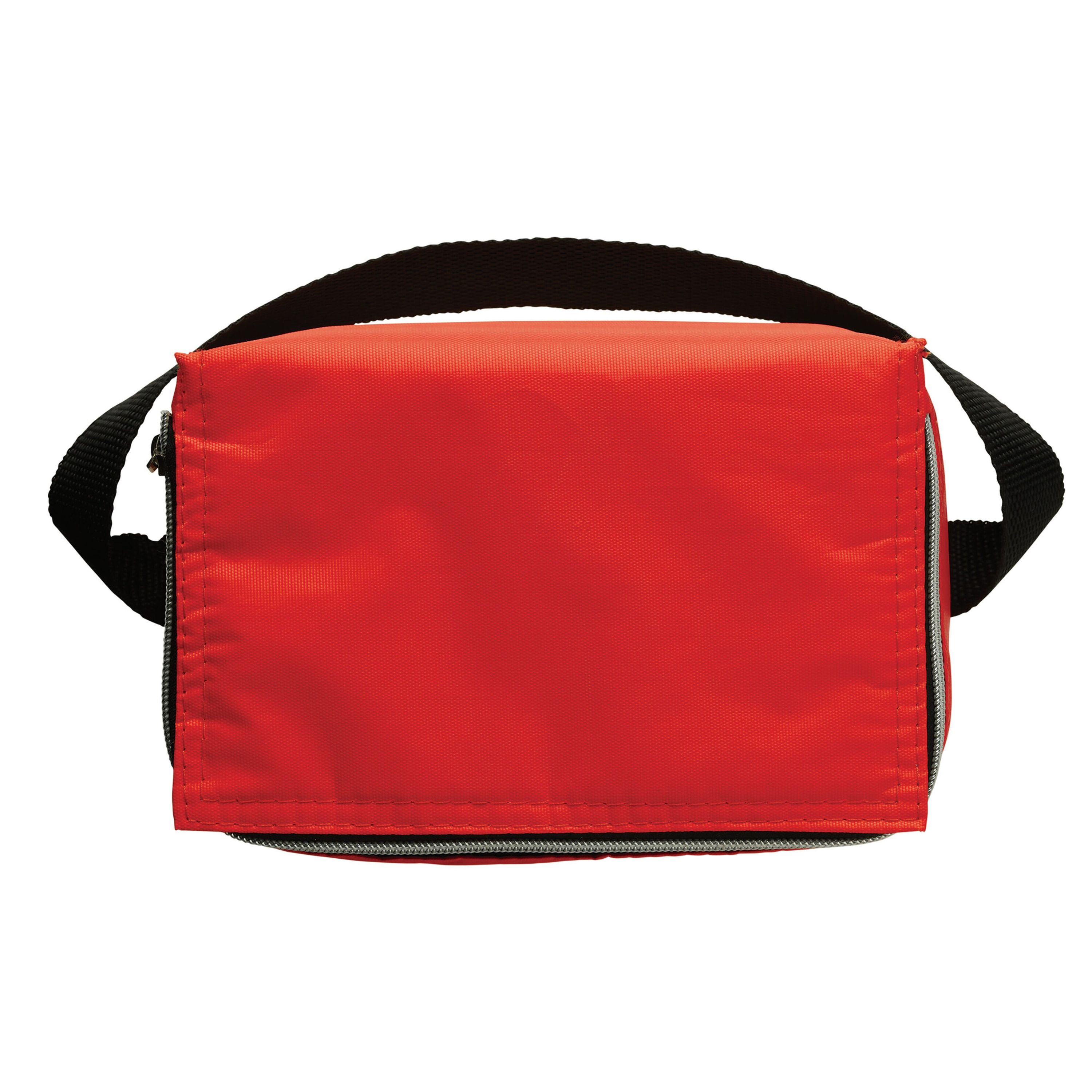 Kühltasche für 6 Dosen 20 x 12.5 x 13 cm - rot-261