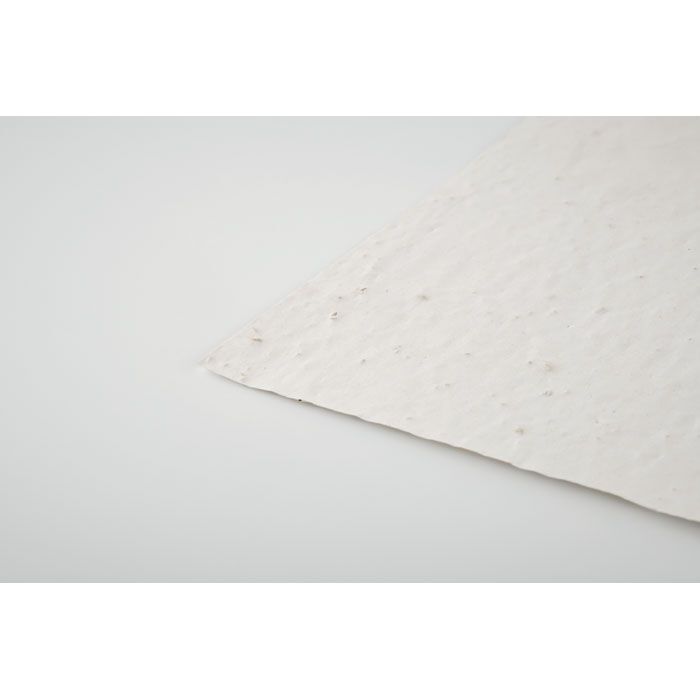 DIN A6 Wildblumen-Samenpapier ASIDO - weiß-956