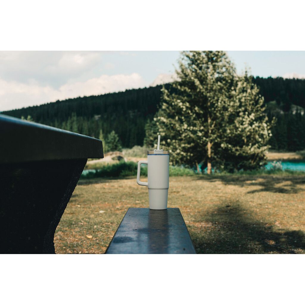 Tana Becher aus RCS recyceltem Kunststoff mit Griff 750ml - weiß-792