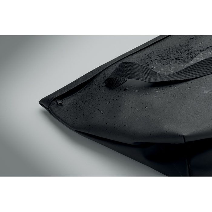 Fahrrad-Einkaufstasche PU 10L RIDE TOTE BAG - schwarz-100