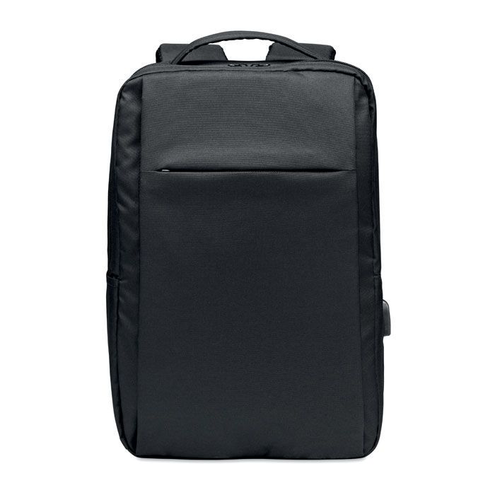 Laptop Rucksack 300D RPET SEOUL - schwarz-319