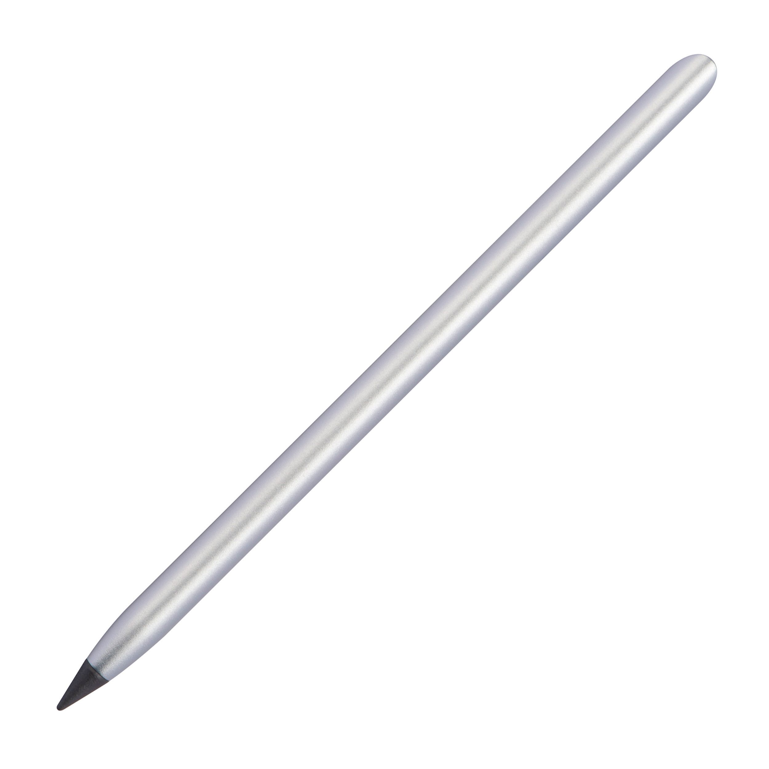 Tintenloses Schreibgerät aus Alumimium mit Graphit Mine - silbergrau-49