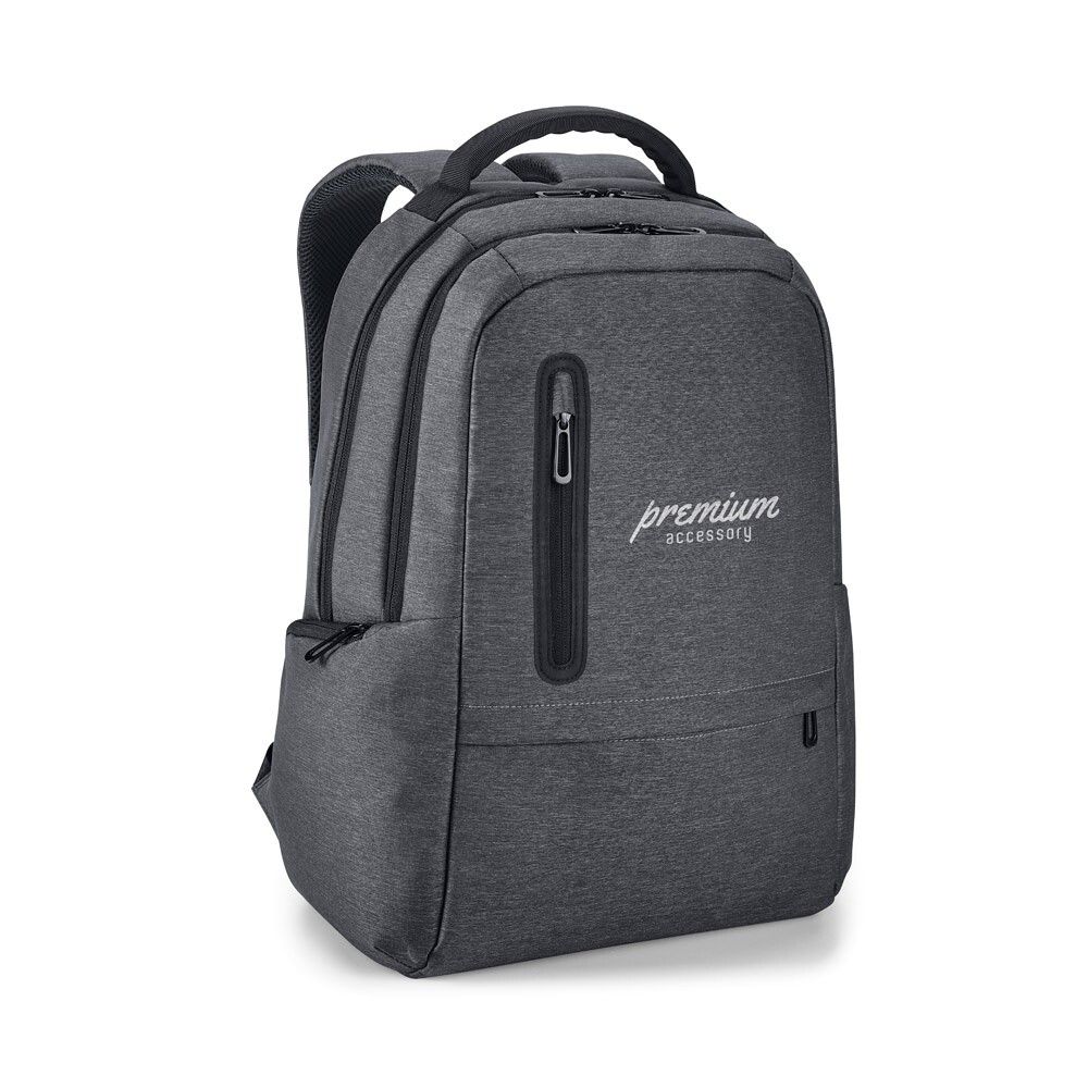 BOSTON Wasserdichter 2Tone Nylon 17'' Laptop-Rucksack - dunkelgrün-414