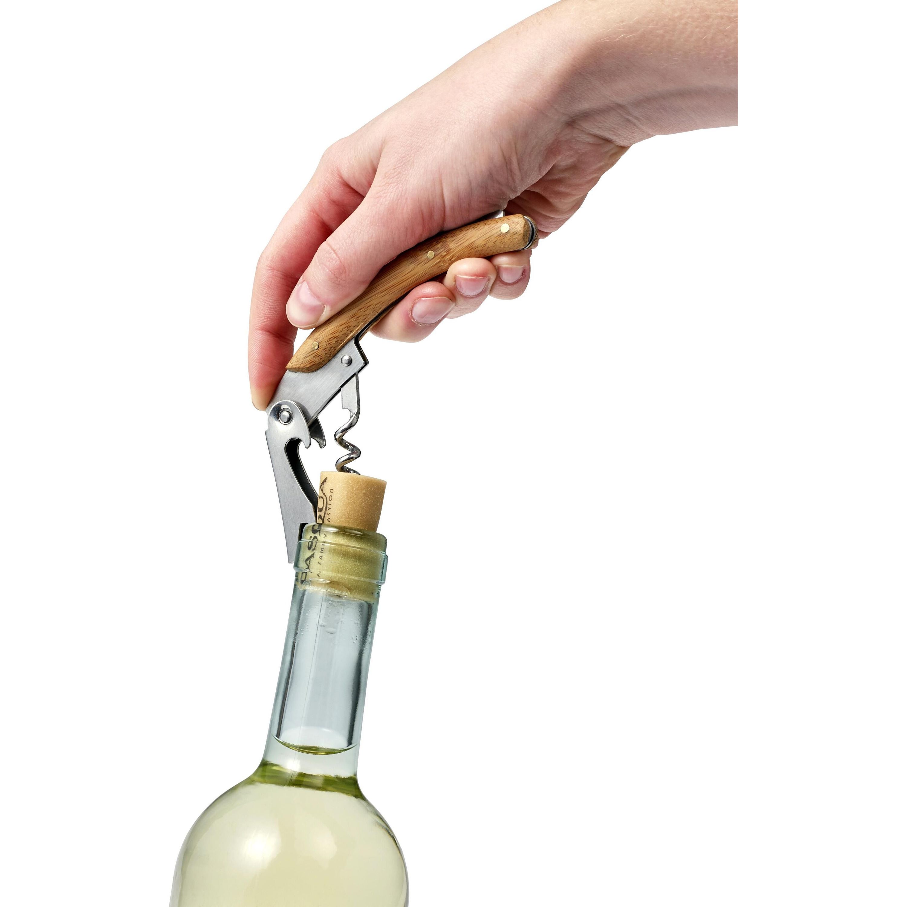 Weinset und Geschenkbox aus Bambus Gareth - braun-394