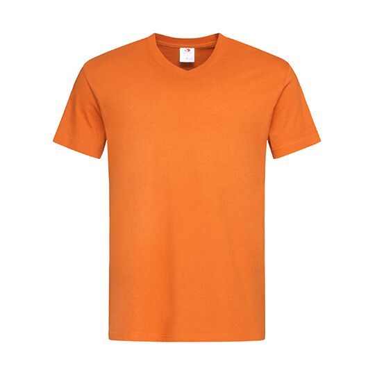 Classic-T V-Neck - orange-373