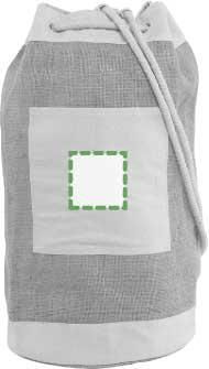 Veredelungsposition Tasche auf der Vorderseite