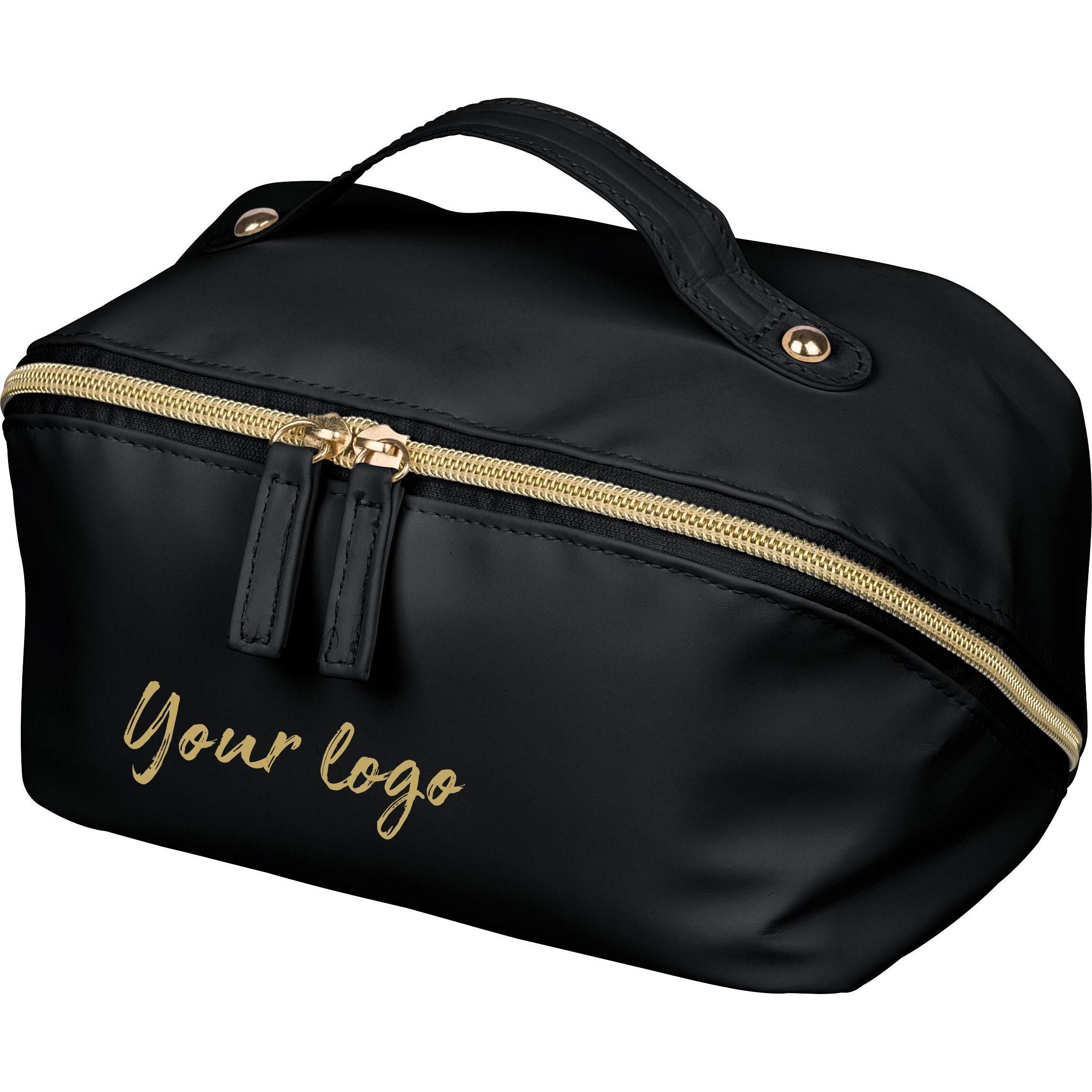 Recycelte PU-Kulturtasche Alon - beige-667