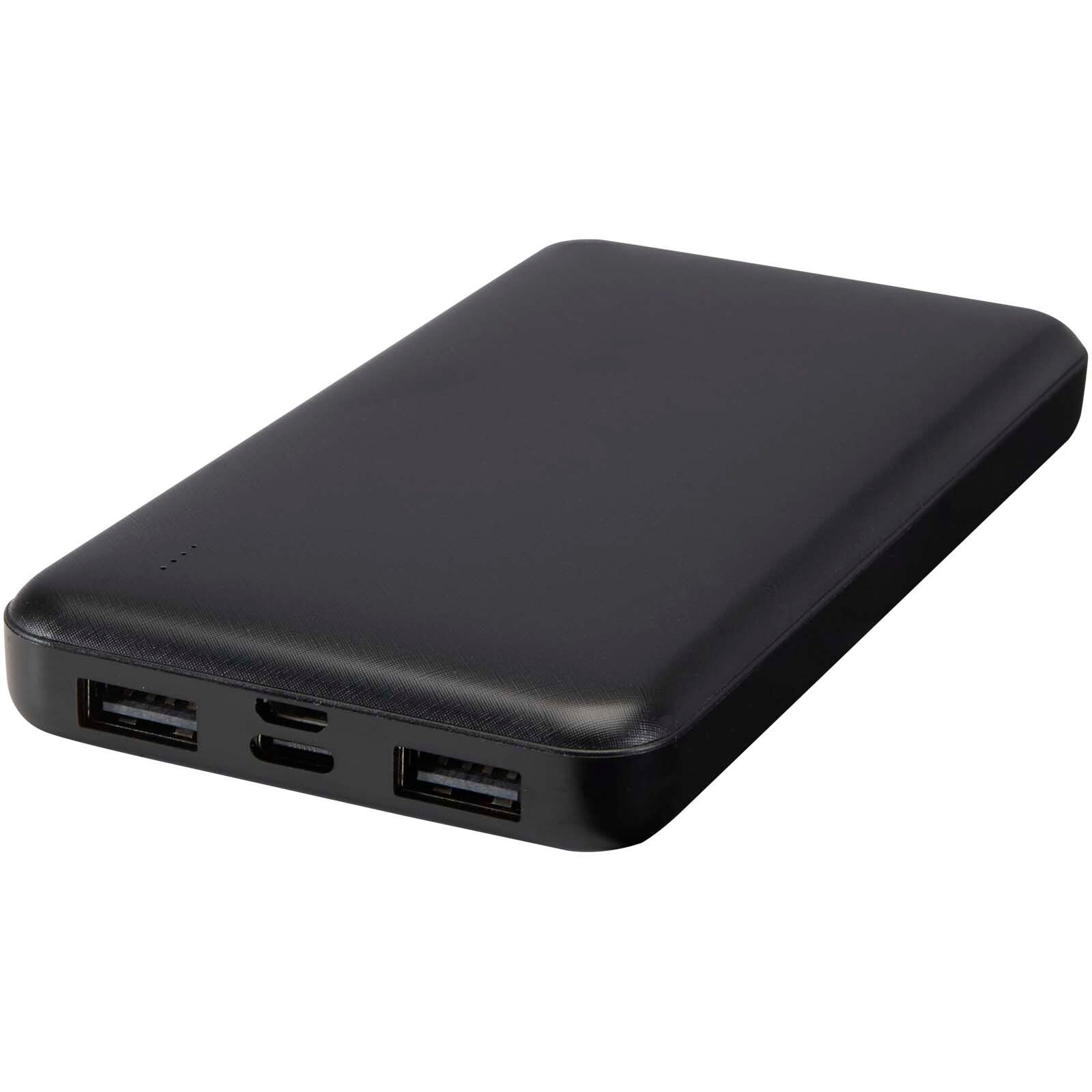 Intan 10 W 10.000 mAh Powerbank aus recyceltem Kunststoff - schwarz-262