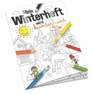 Malbuch / Mal-Set A6 - Winter - Malbuch neutral-97