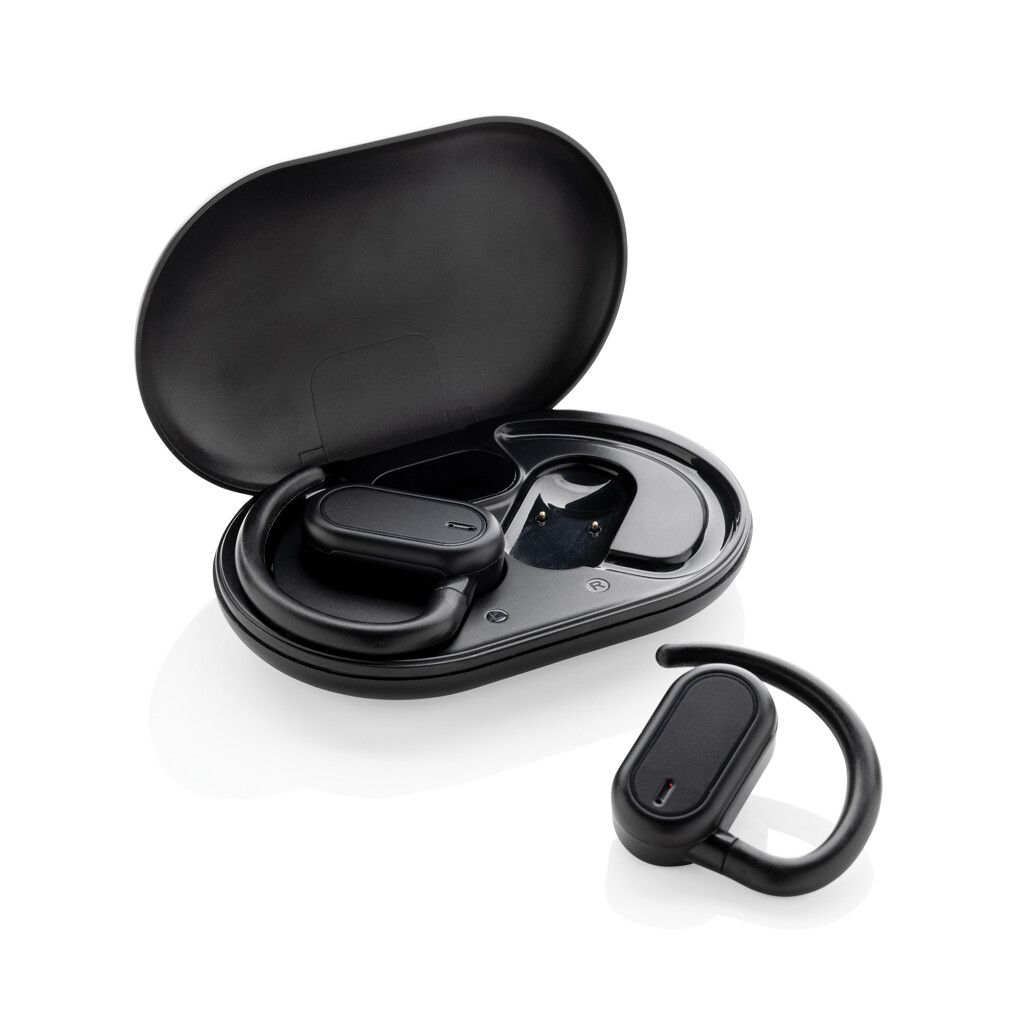 Fitsound TWS-Ohrhörer aus RCS recyceltem Kunststoff - schwarz-836