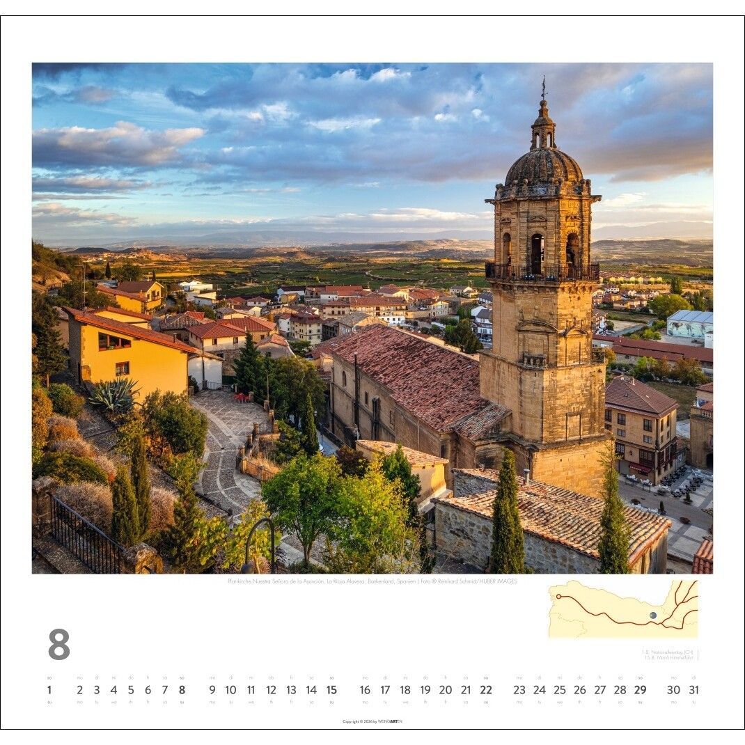 Auf dem Jakobsweg - El Camino - Landschaft & Natur Kalender-146