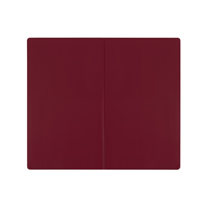 thanxx® Flugtickettasche "Ticket1" Normalfolie - bordeaux-723
