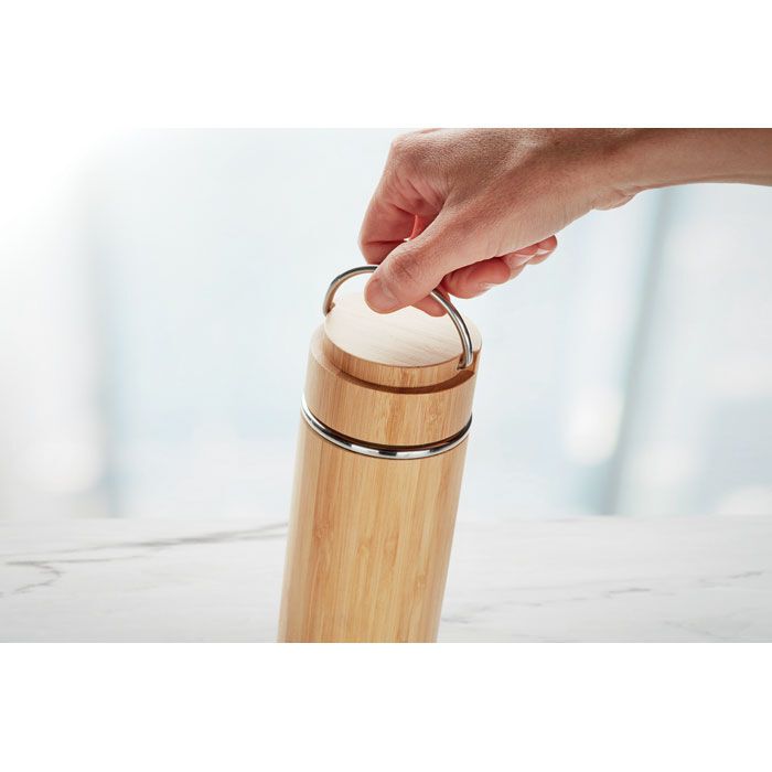 Isolierflasche 400ml TAMPERE - holz-976