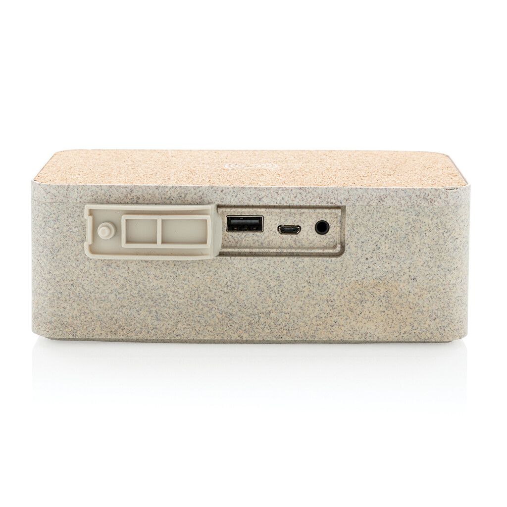 Weizenstroh Wireless Charging Lautsprecher - khaki-990