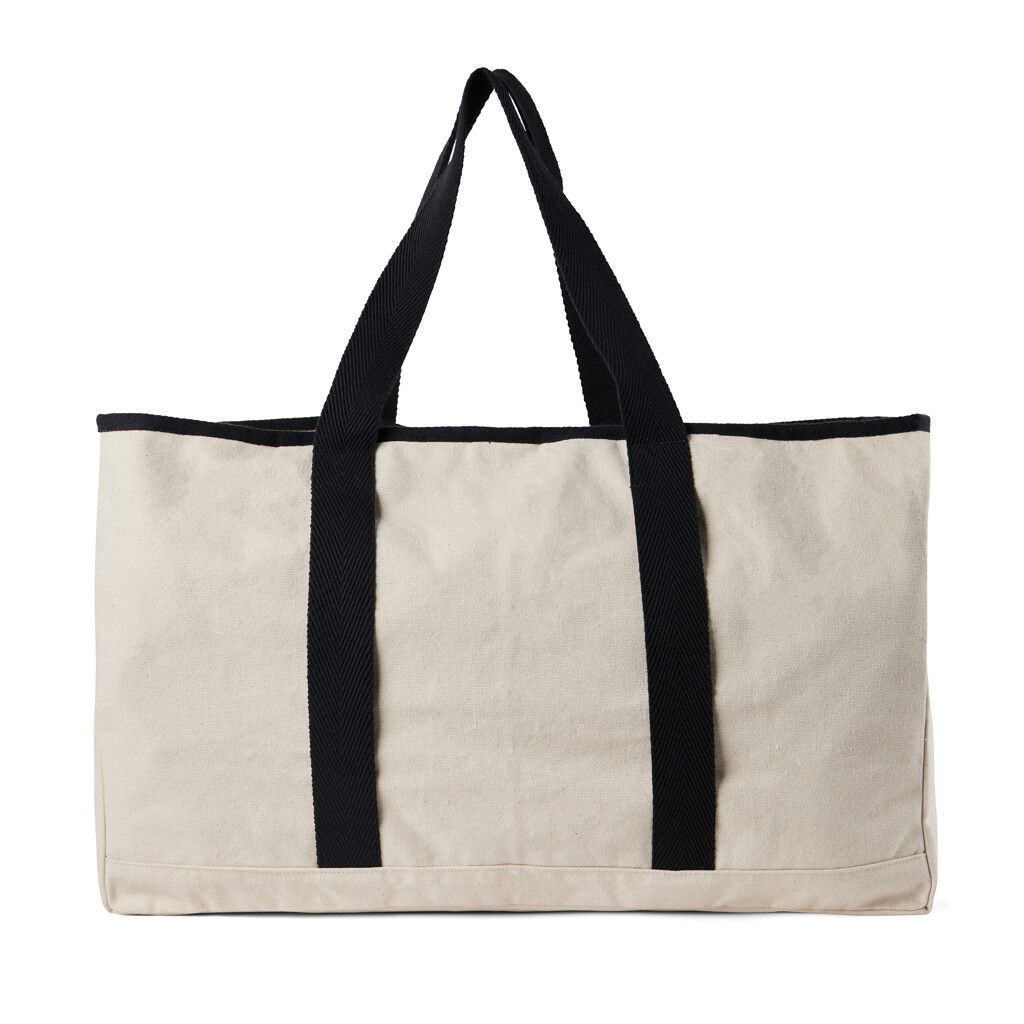 VINGA Volonne AWARE™ Strandtasche aus recyceltem Canvas - off white-750
