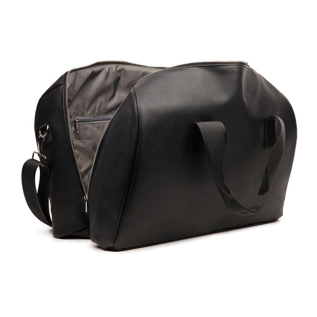 VINGA Bermond Wochenendtasche aus RCS recyceltem PU - schwarz-972