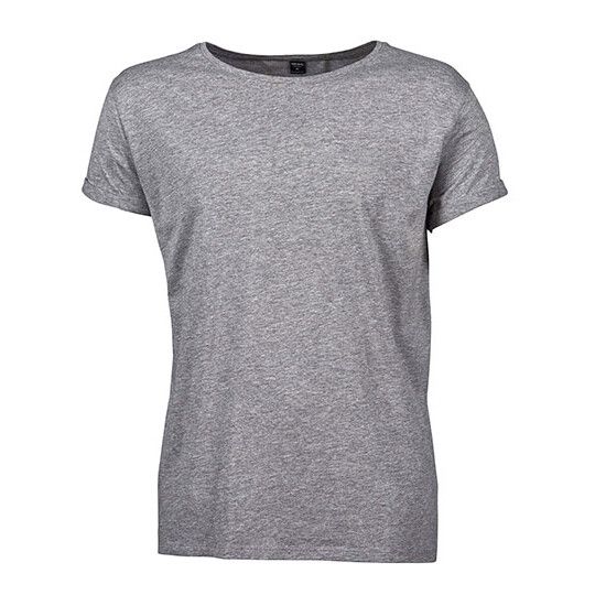 Men´s Roll-Up Tee - heather grey-179