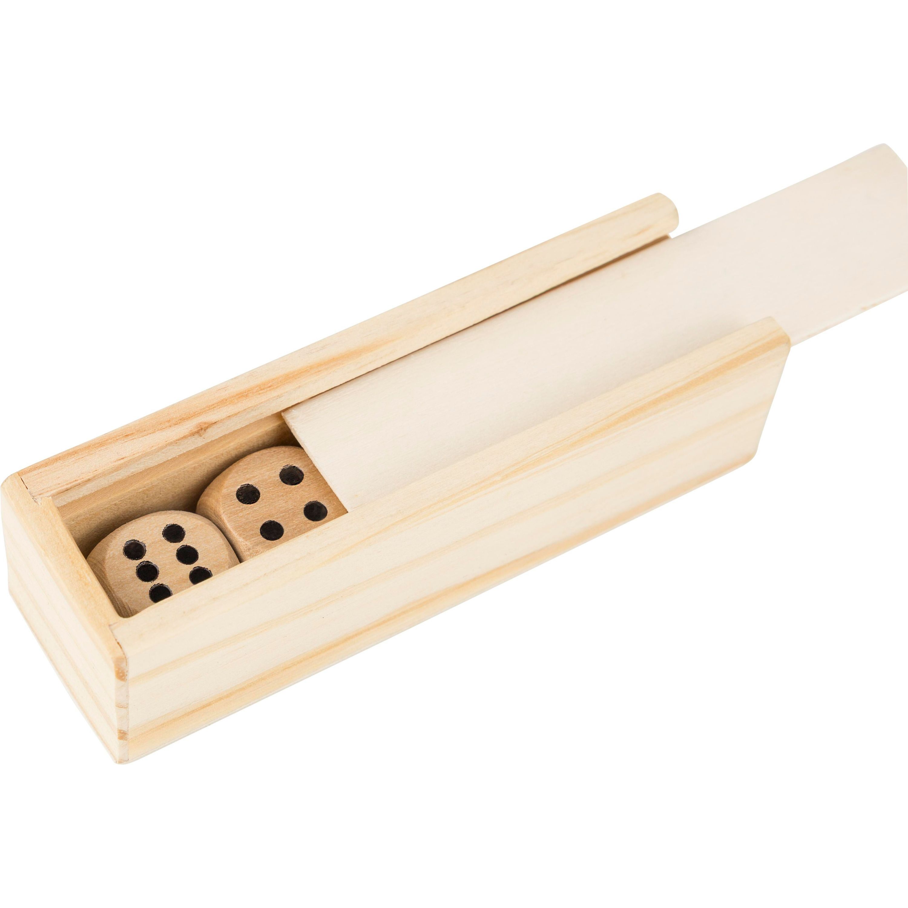 Buchenholz-Würfelspiel Celine - braun-265