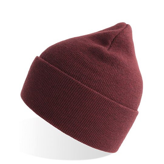 Pure Beanie - burgundy melange-288
