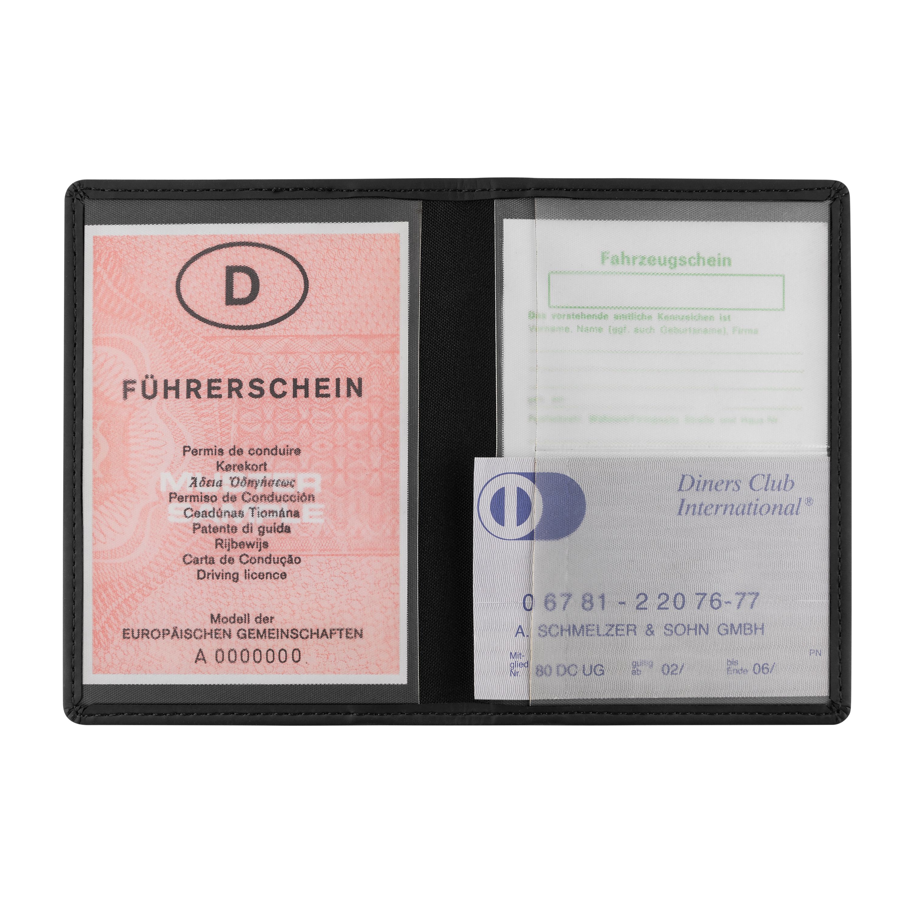 Blackmaxx® Ausweistasche "ColourCraft" - schwarz-797