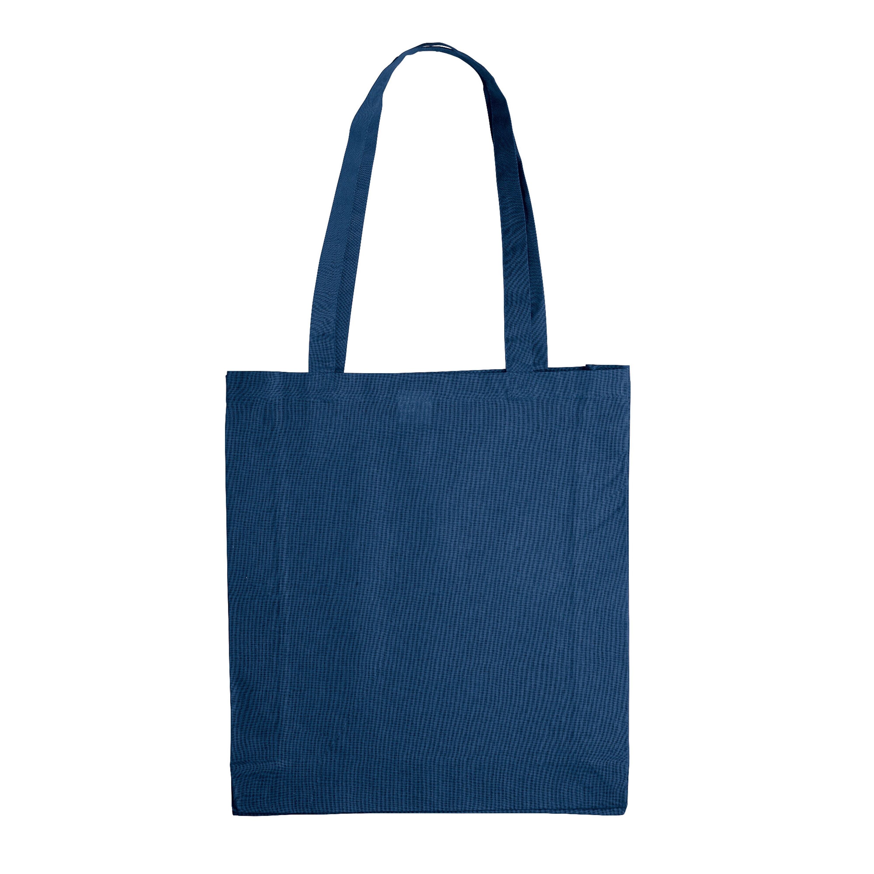 Umhängetasche baumwolle OEKO-TEX® 140g/m² 38x10x42cm - dunkelblau-369