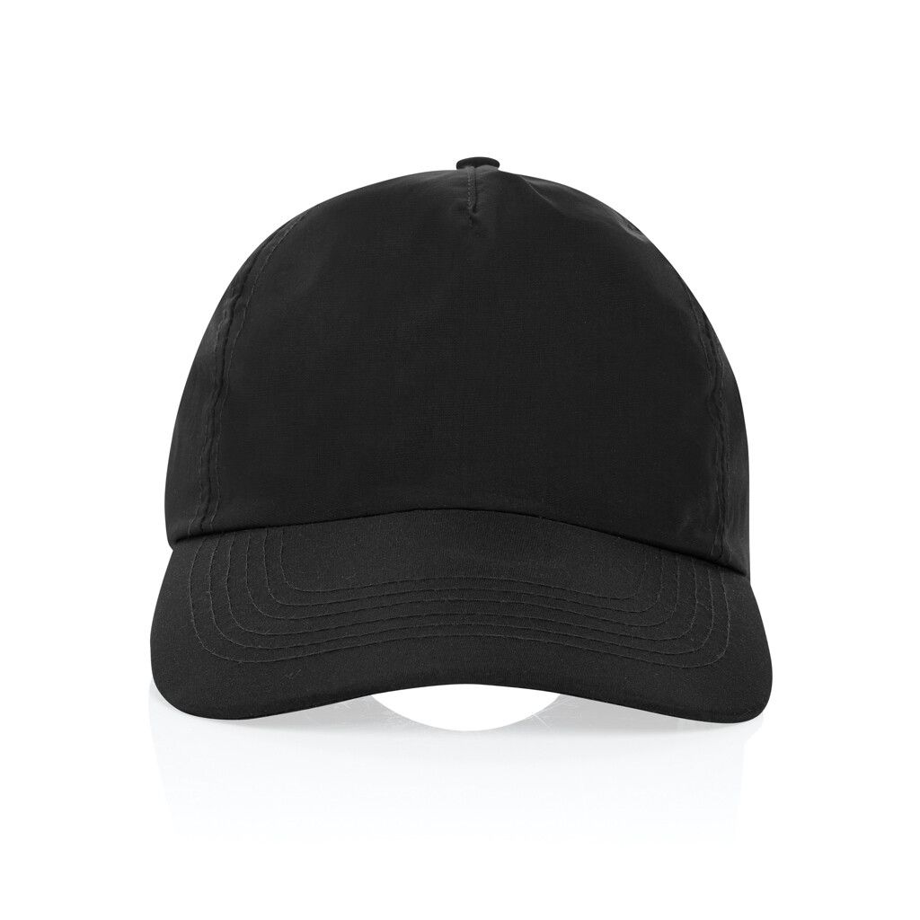 KENTO URBAN RCS 5-Panel-Cap aus RCS recyceltem Nylon - schwarz-681