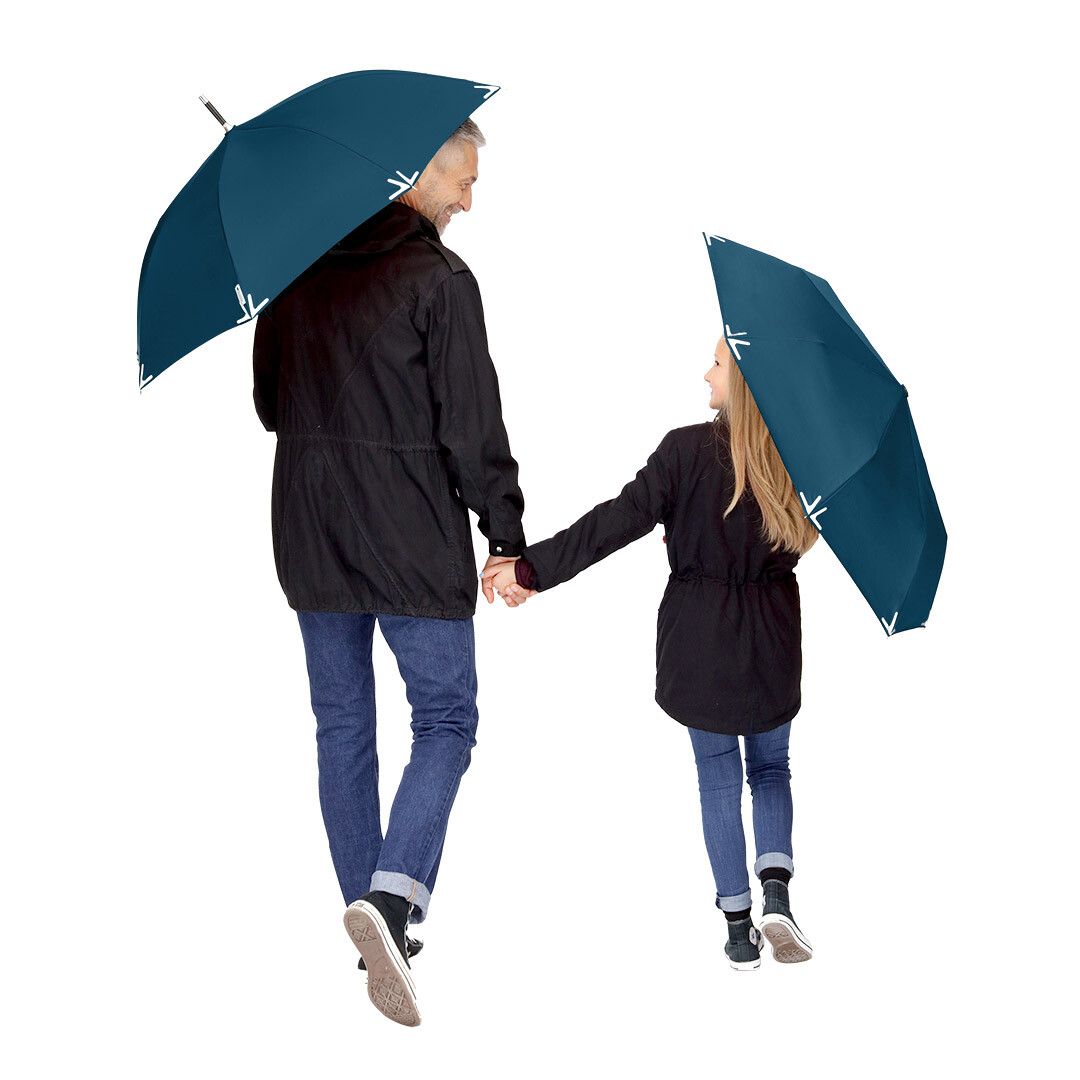Taschenschirm Safebrella® LED-Lampe Ø98 cm - marine-350