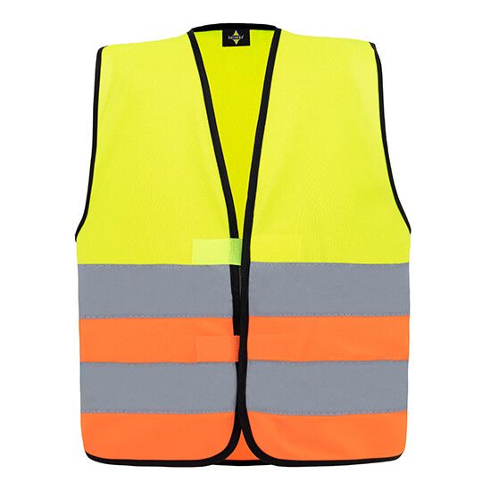 Kids´ Hi-Vis Functional Safety Vest Aarhus - yellow - orange-446