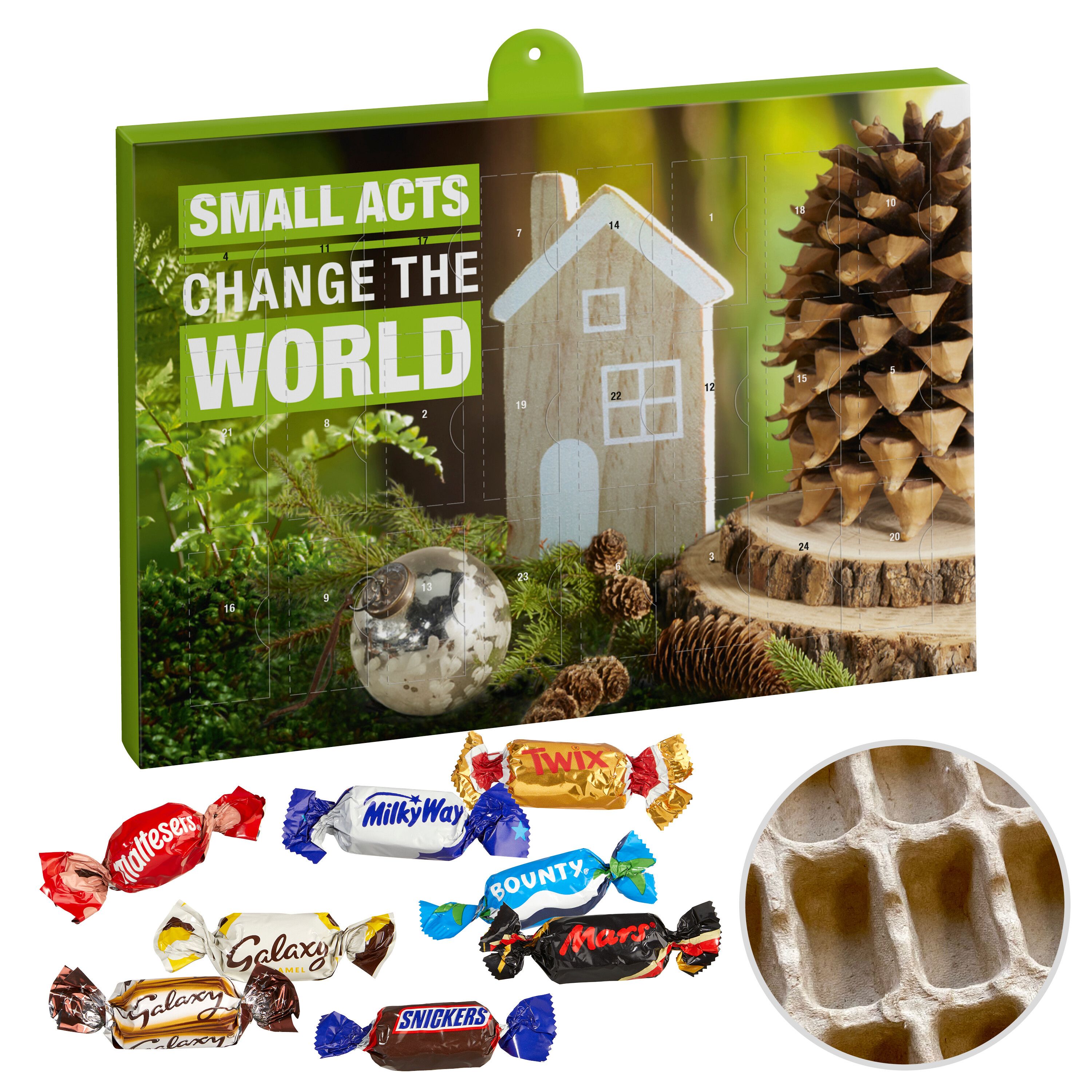 Premium Marken-Adventskalender PAPIER m. Celebrations-456